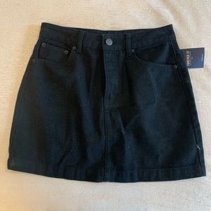 Black forever 21 jean skirt